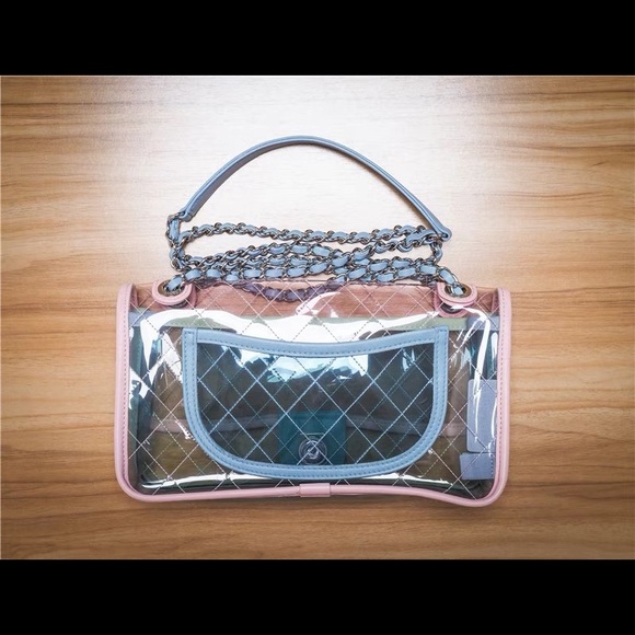 SOLD！Brand new Chanel pvc CF bag large - Picture 2 of 5